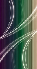 Abstract vibrant rainbow gradient background with flowing light streaks and vertical lines