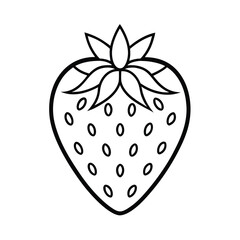 strawberry tattoo art illustration fruit vector