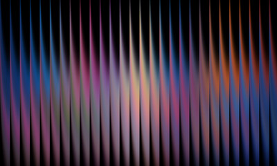 Abstract background with vertical pleats in rainbow colors