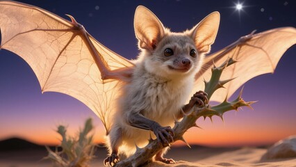 bats in the desert forest