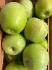 fresh green apples