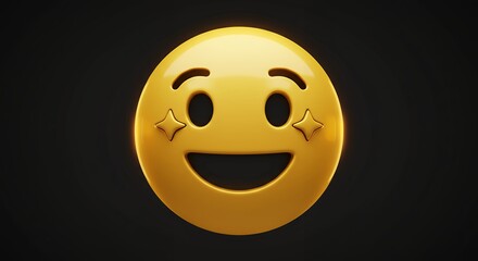 Fototapeta premium Smiling emoji design