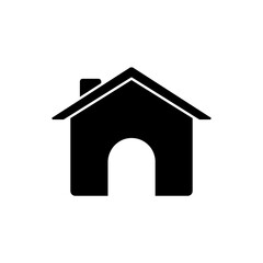 Fototapeta premium Icon a Gingerbread House, isolated against a clean background.
