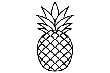 pineapple vector illustration