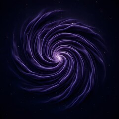 A sumptuous, slow-turning spiral of deep velvet folds and whisper-fine sparkles &mdash; a galaxy reimagined as luxury fabric.