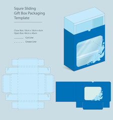Sliding Gift Box Packaging Template (3)