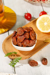 Dried Lychee Fruits Gaozhou Fujian China Traditional Preserved Sweet Snack Asian Food