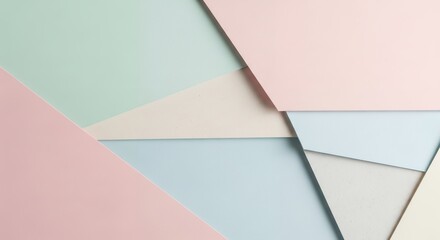 Pastel Paper Fold