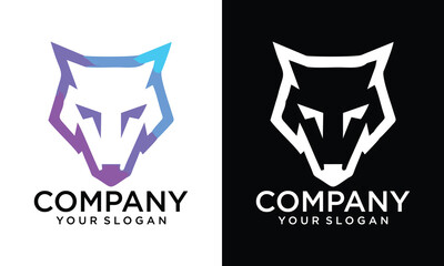 Head Fox Logo Design With Simple And Creative Concept