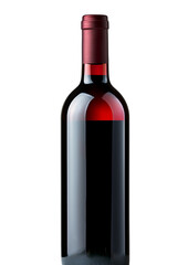 Bottiglie di vino rosso su sfondo bianco PNG