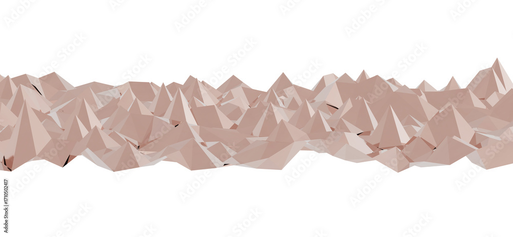 Poster stunning abstract landscape image featuring a low poly mountain range. ideal for backgrounds, textur
