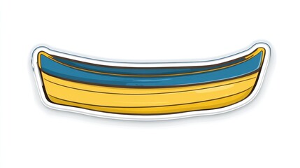 Cartoon rowboat illustration