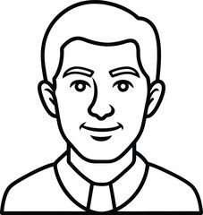 honest face integrity outline icon vector.
