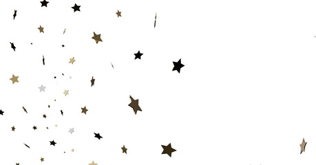 Falling Stars Confetti Background