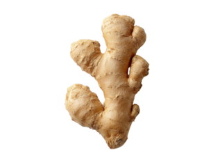 Fresh ginger root isolated on black background culinary spice, Isolated On White, Png Transparent