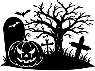 Witch with Owl Under Harvest Moonlight