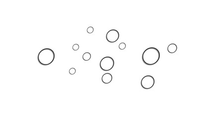 Water droplets, round, circle, sweat, rain, moisture, liquid image. Stock PNG with transparent background