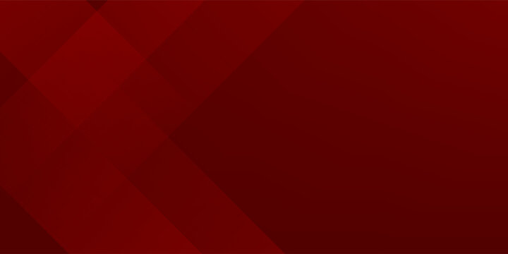Abstract simple dark red gradient illustration background with 3d look overlap square with shadow and line pattern. Cool design and luxury. Eps10 vector
