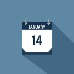 29 january calendar vector illustrations
