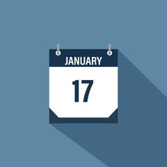 29 january calendar vector illustrations