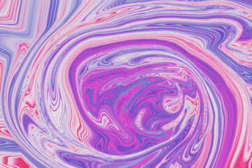 Abstract swirling pattern with vibrant pink, purple, and white colors creating a mesmerizing effect