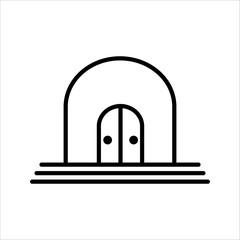 Traditional Moroccan Door with Ornate Floral and Geometric Designs