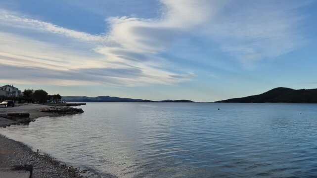 Summer morning at the sea