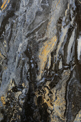 Beautiful black and gold marble with intricate patterns and textures for elegant interior design