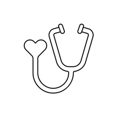 Doctor icon outline editable stroke line drawing eps.