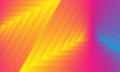 Abstract of colorful triangle pattern for background.