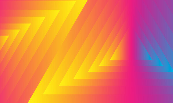 Abstract of colorful triangle pattern for background.