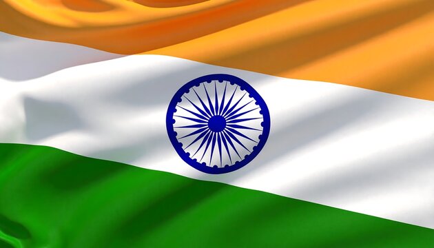 Rippled Indian flag