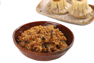 Mushroom Pork Siu Mai Dumplings with Shiitake and Pearl Rice - Chinese Dim Sum Cuisine Specialties