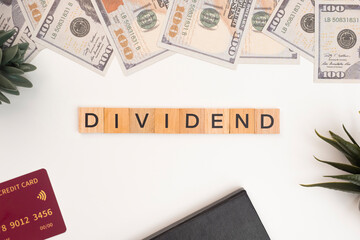 Wooden block tiles with the letters 