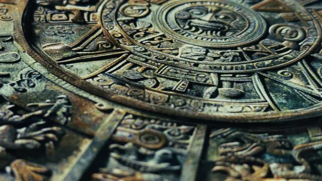 Historical Motifs from the Aztec Civilization