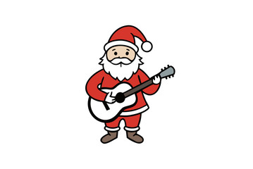 santa claus with a gift