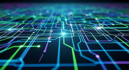 Abstract technology background circuit board network motherboard design