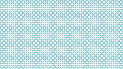 Seamless geometric pattern background, teal and white abstract design for textile art