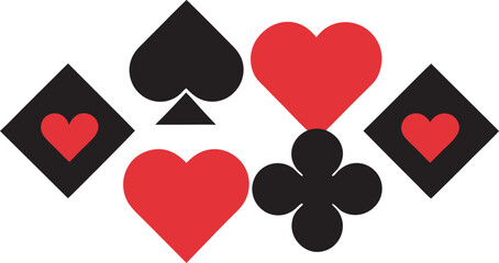 Clean vector graphic depicting four elements or concepts