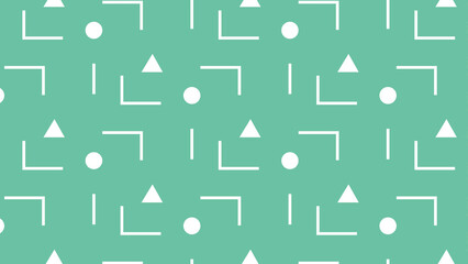 Geometric vector pattern multicoloured