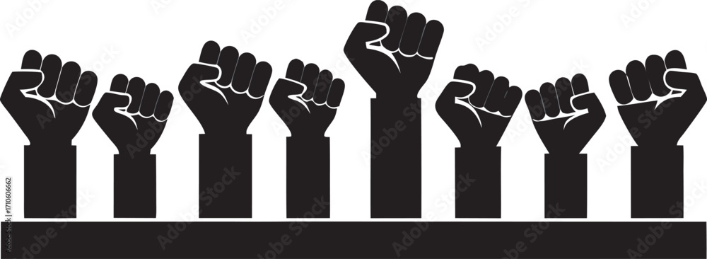 Poster horizontal banner graphic with a row of elements