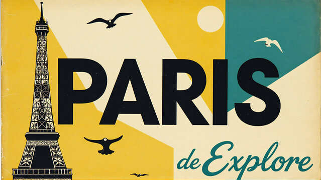 Parisian Geometric Retro Journey