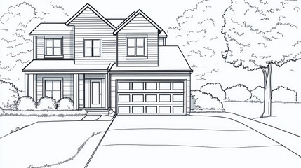 House design drawing