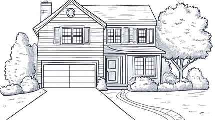 Simple house illustration