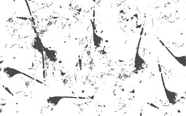 Vector format of grey grunge scratches.Textured banner with Distress effect .Vector halftone dots . Screen print texture 