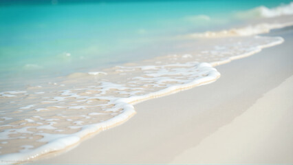 Obraz premium Gentle Waves on Silken Tropical Sands