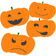 할로윈 호박 계절