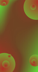 Gradient Bubble abstract background Modern screen saver design for mobile Wallpaper