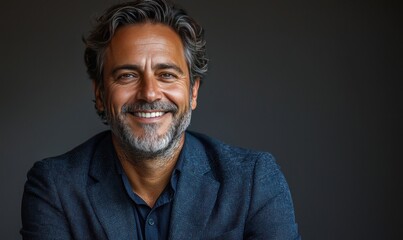 Fototapeta premium Portrait of a smiling man