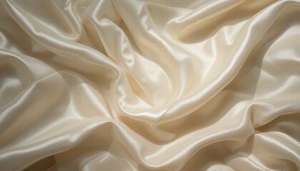 Obraz premium Elegant silk fabric texture textile studio photography soft environment close-up view luxury concept